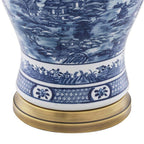 Chinese Blue Table Lamp