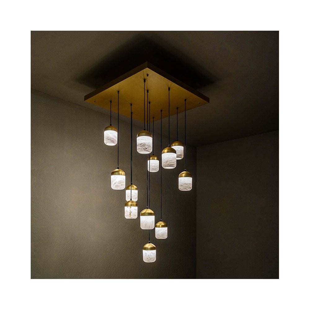 Acorn Alabaster Cluster Light