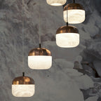 Helios Alabaster Pendant Light Set Of 3