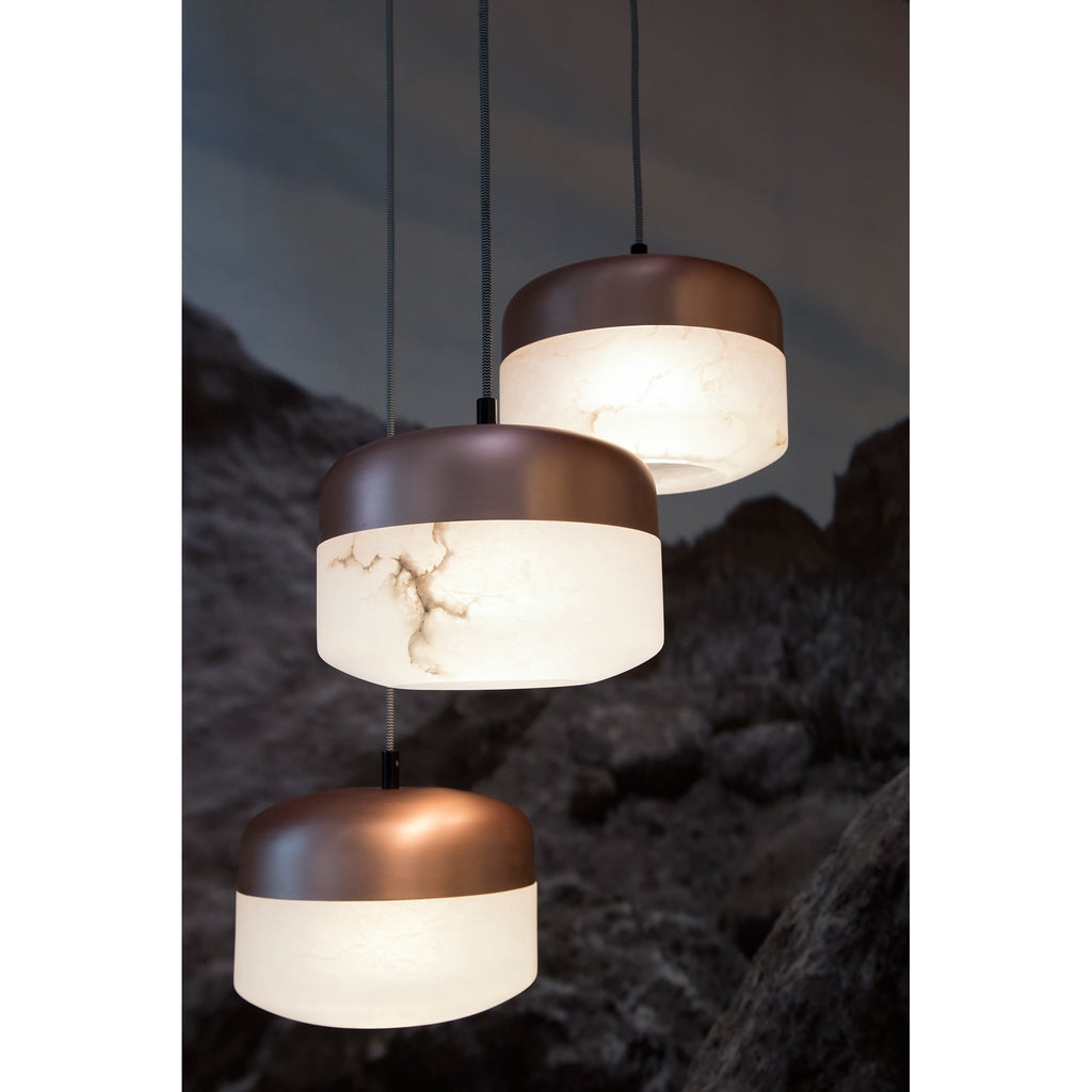 Helios Alabaster Pendant Light Set Of 3