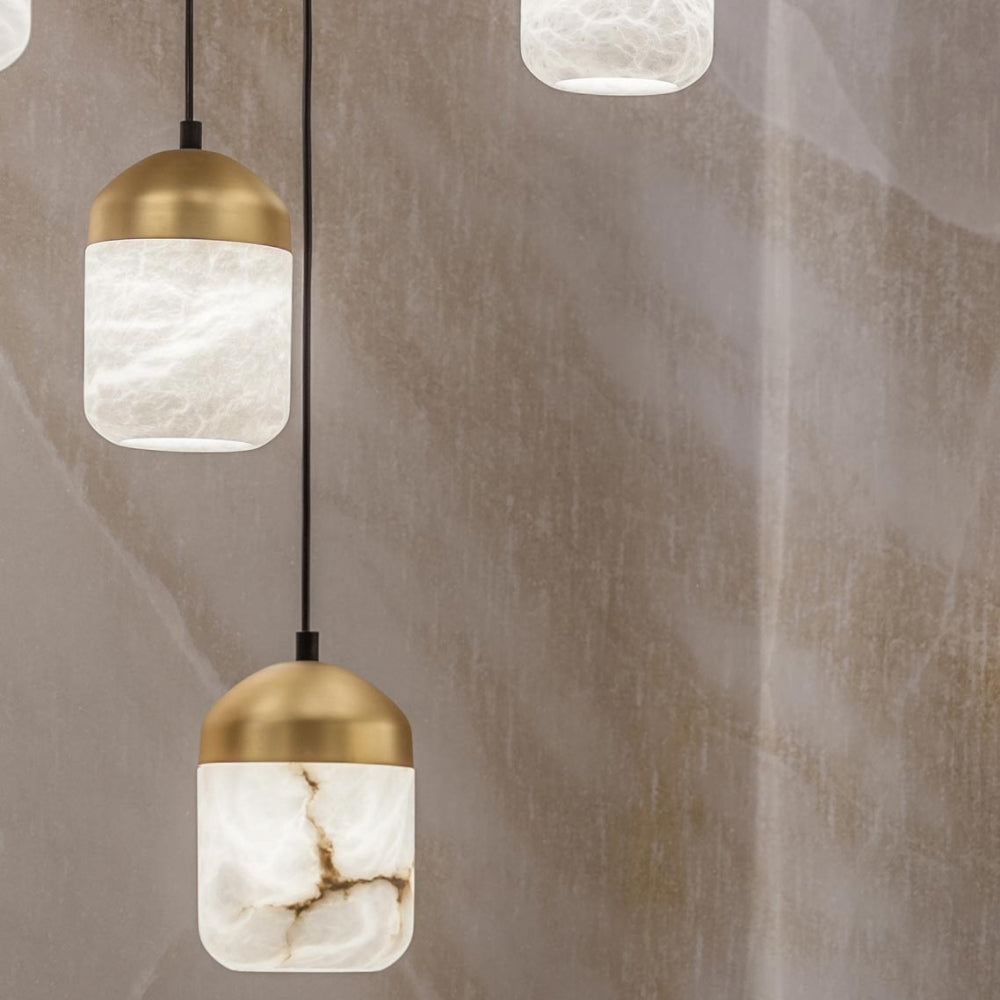 Acorn Alabaster Cluster Light