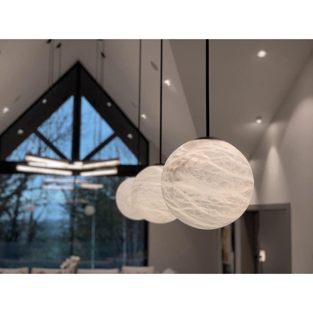 Orion Alabaster Pendant Light - Single