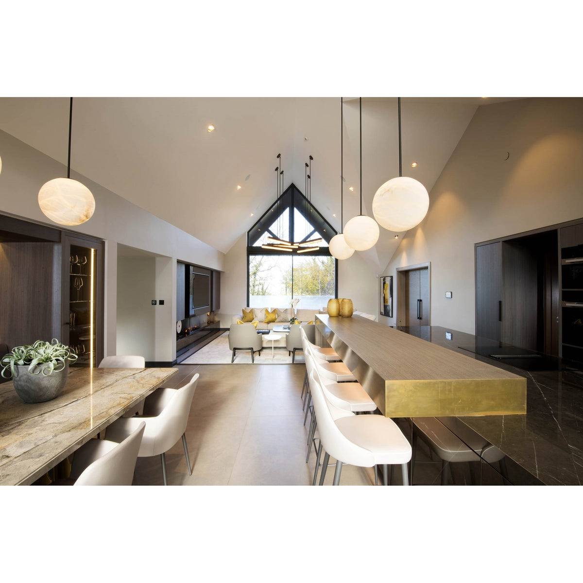 Orion Alabaster Pendant Light - Single