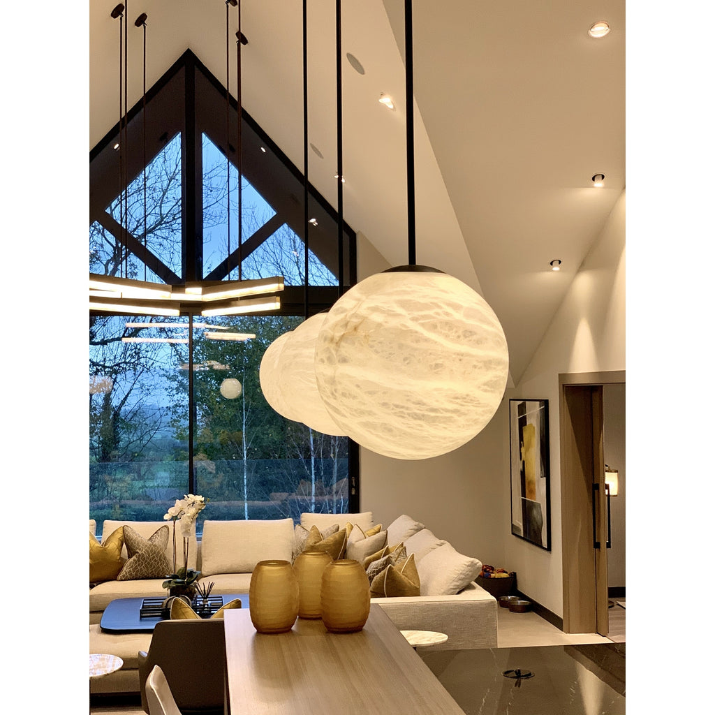 Orion Alabaster Pendant Light - Set Of 3