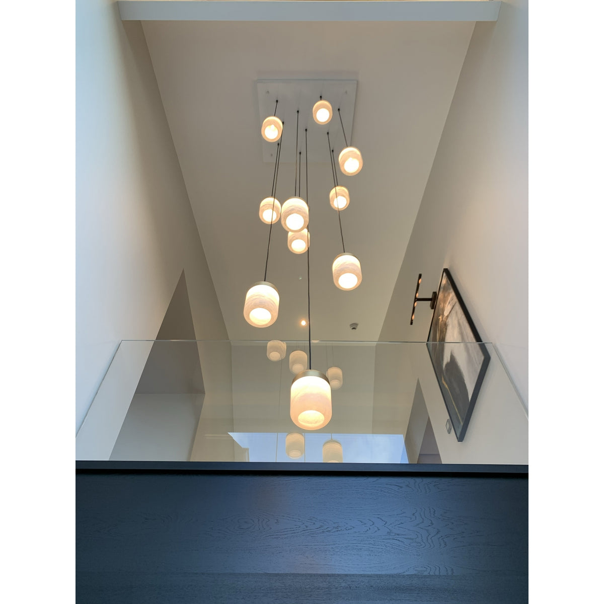 Acorn Alabaster Cluster Light