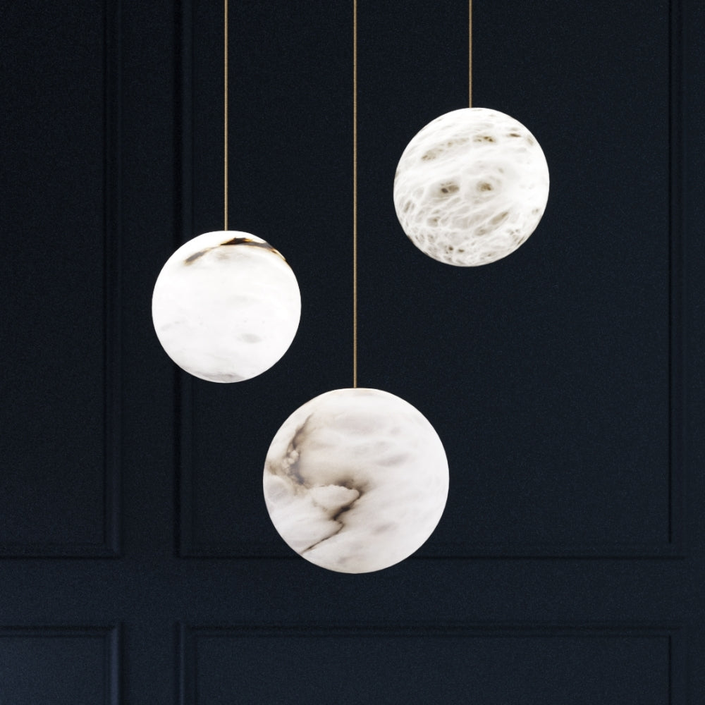 Orion Alabaster Pendant Light - Single