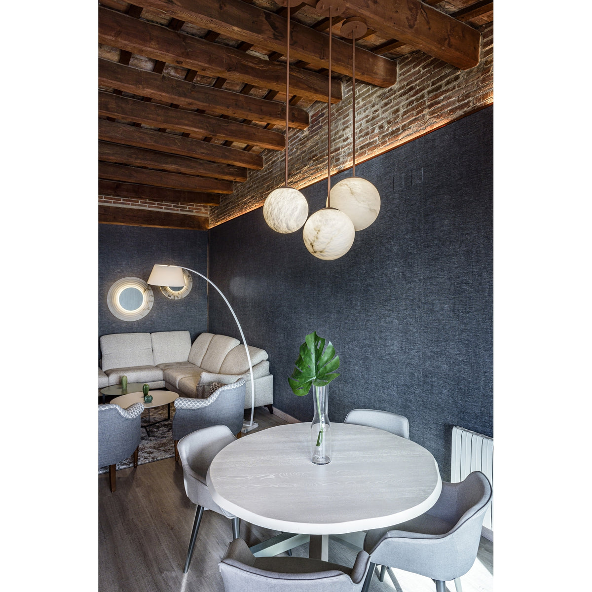 Orion Alabaster Pendant Light - Set Of 3