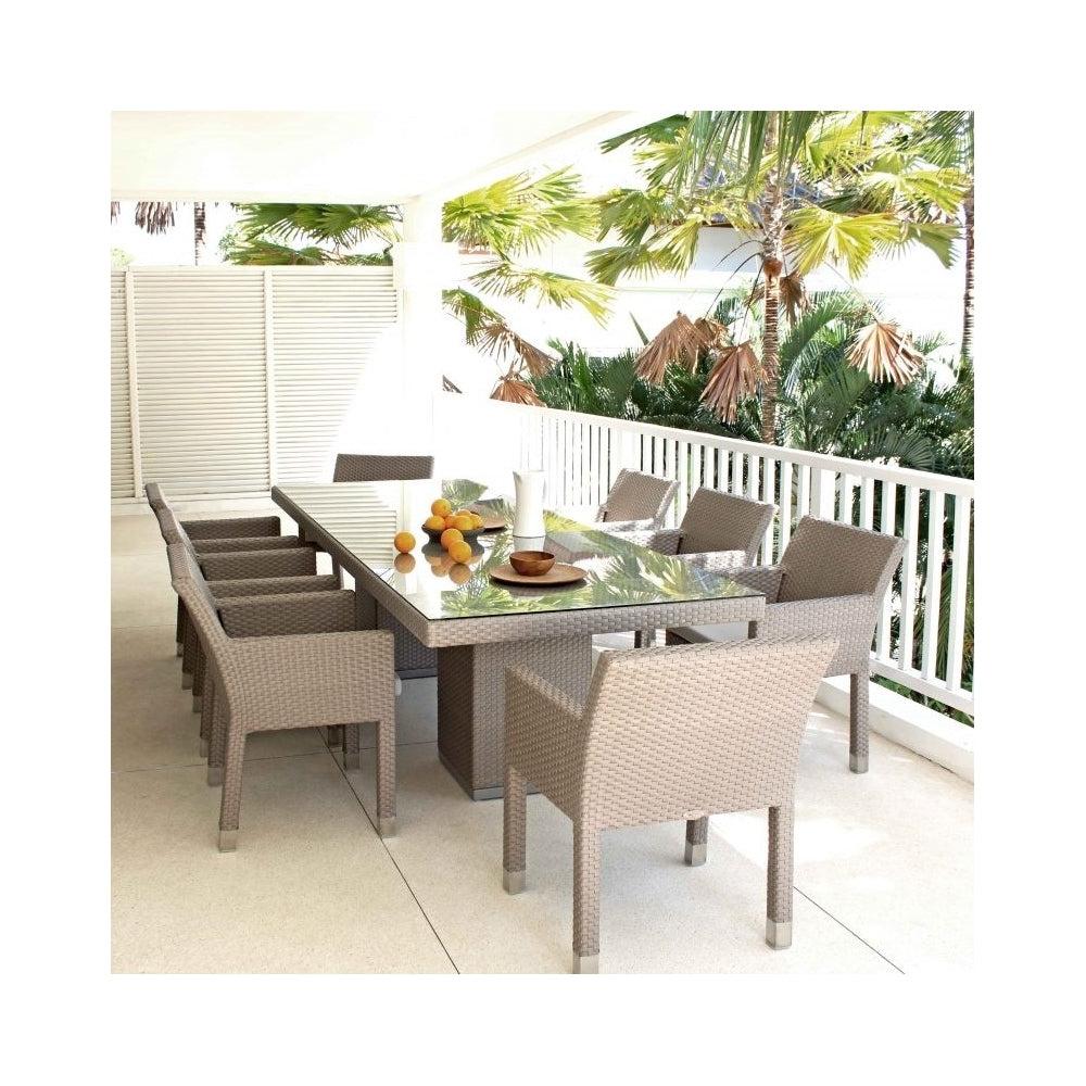 Pacific and Metz 8 Seat Dining Set