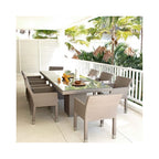 Pacific and Metz 8 Seat Dining Set