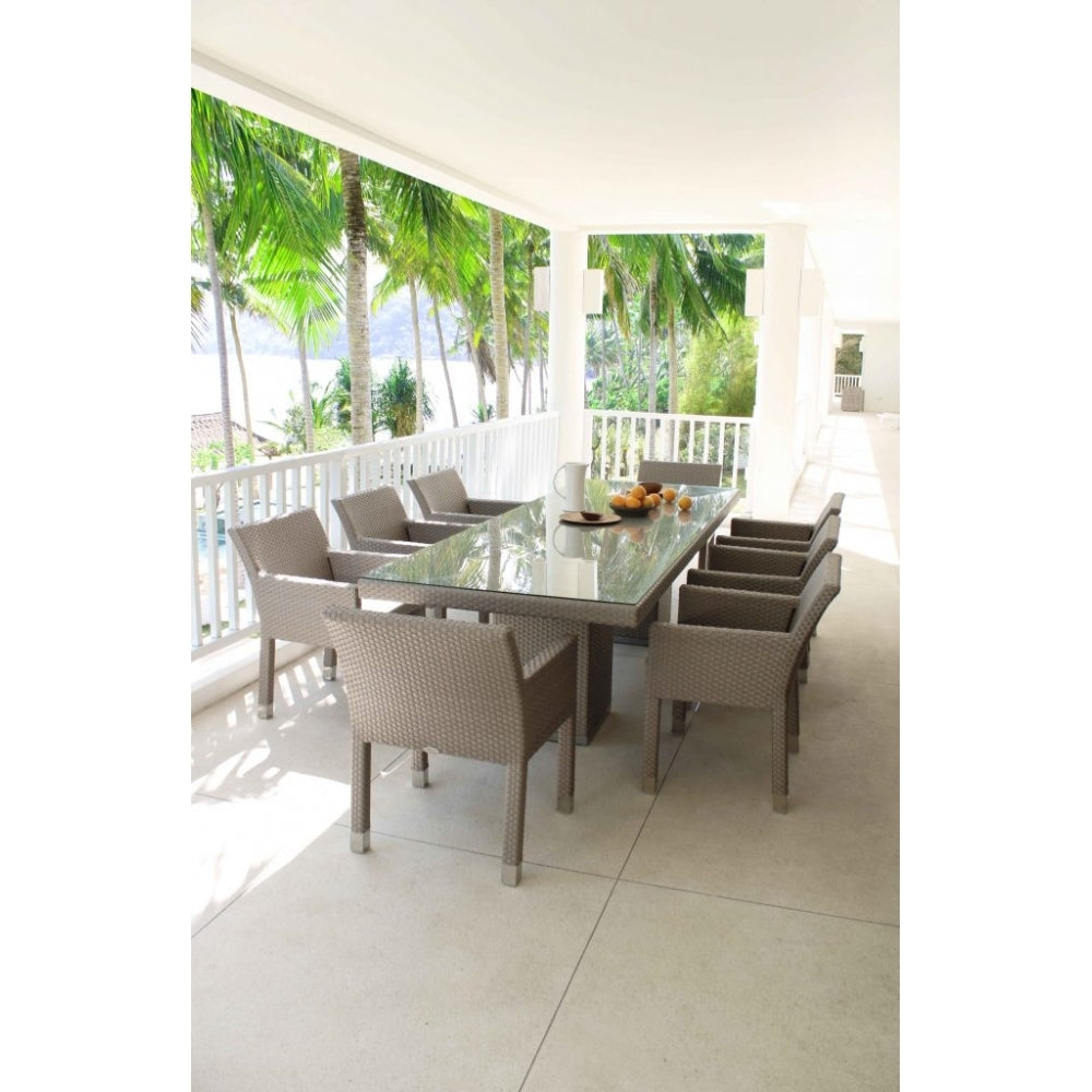 Pacific and Metz 8 Seat Dining Set