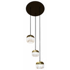 Helios Alabaster Cluster Light 3