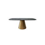 Dorico Rounded Corner Dining Table