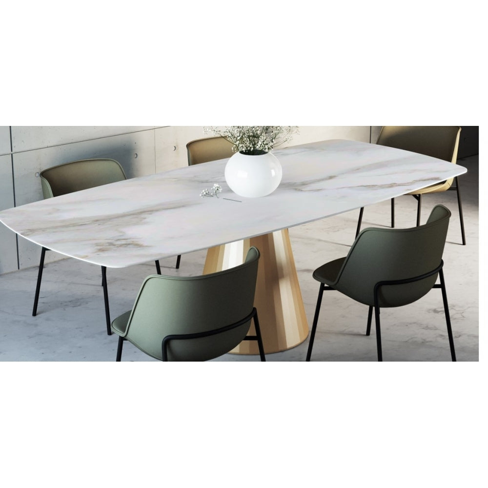 Dorico Rounded Corner Dining Table