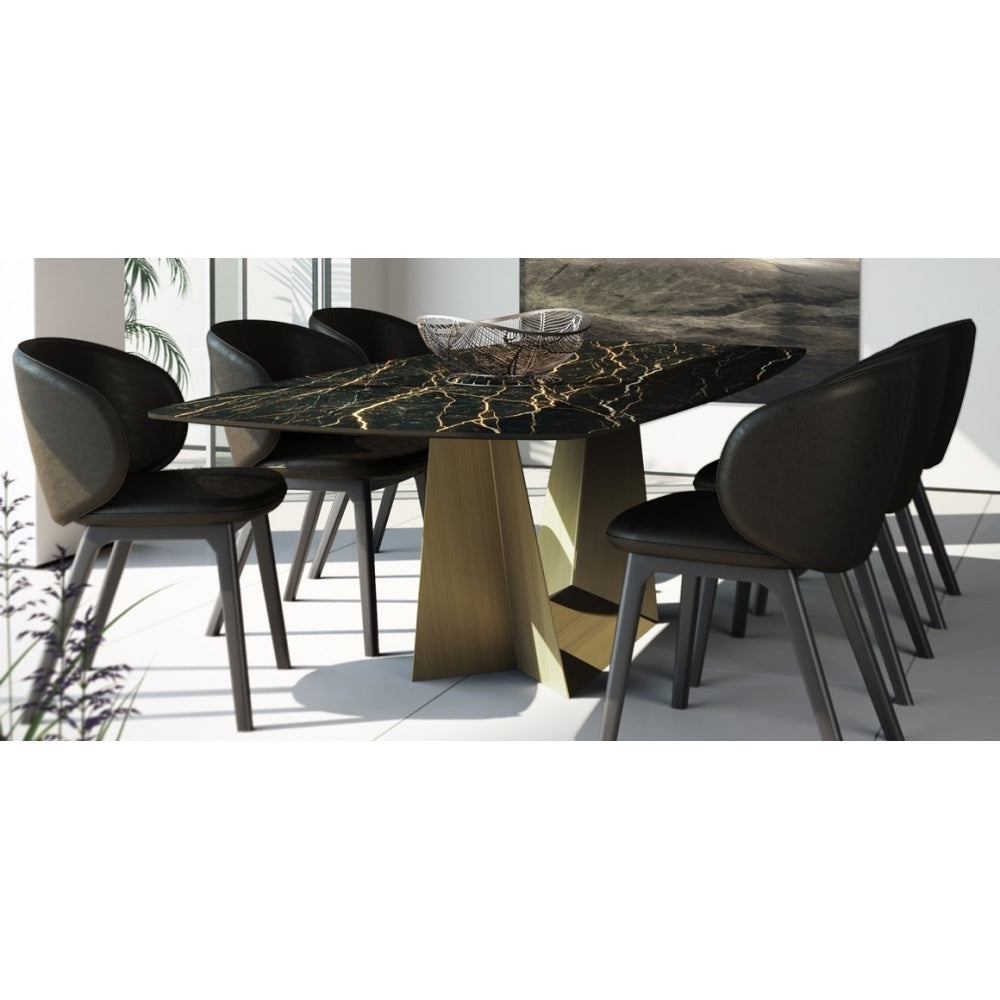 Trophy Rounded Corner Dining Table