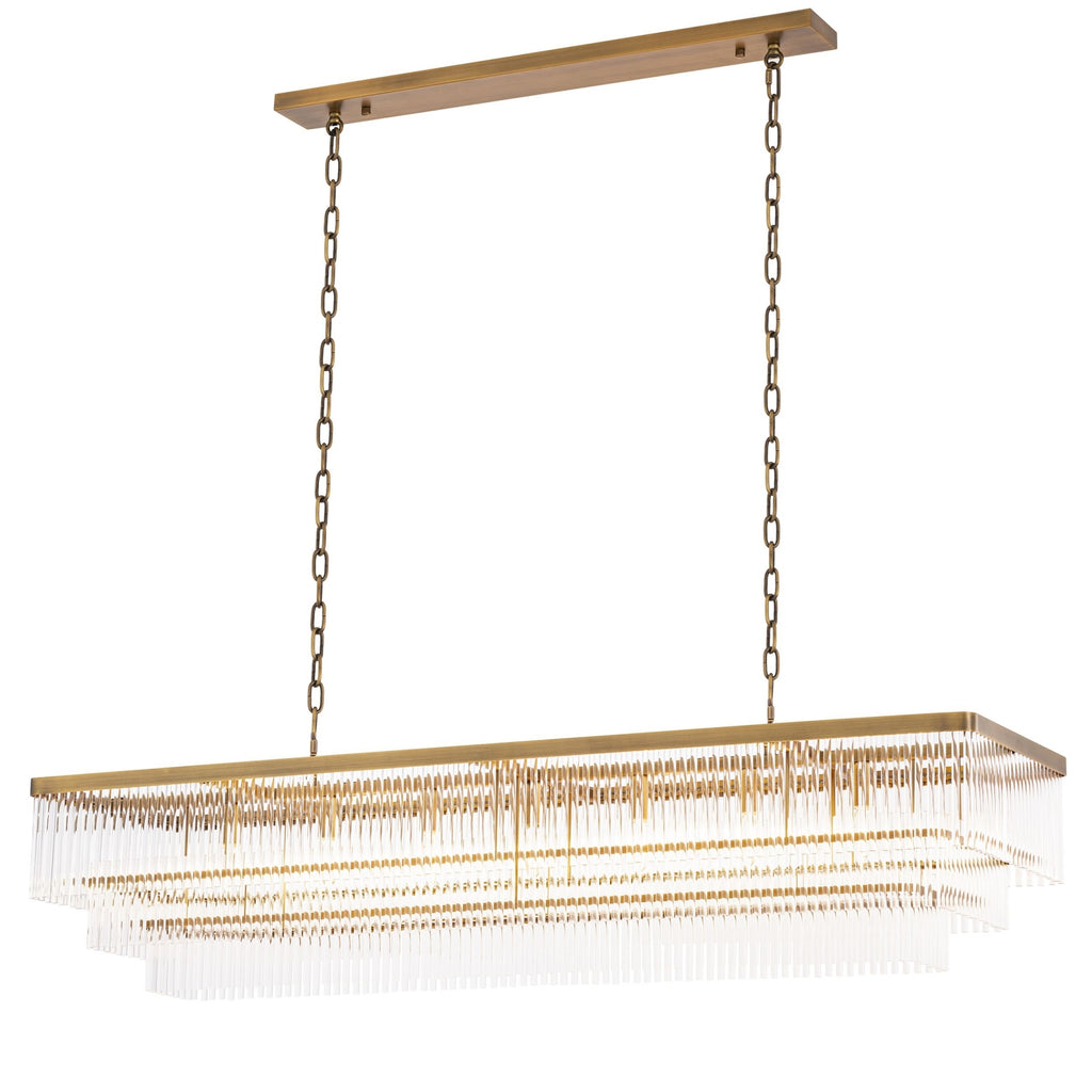 East rectangular Chandelier