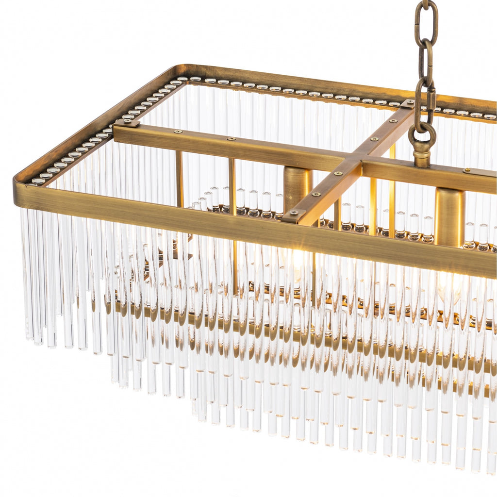East rectangular Chandelier