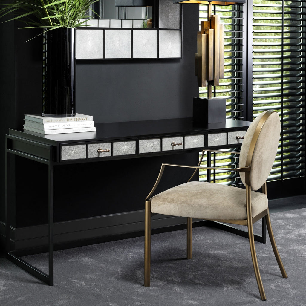 Pair of Scribe with arm Dining Chairs