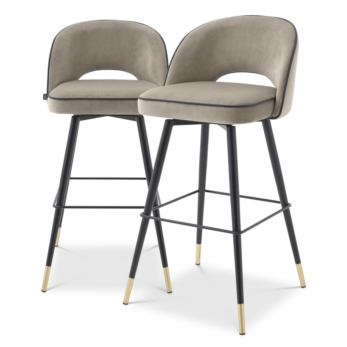 Cliff set of 2 Bar or Counter Stools