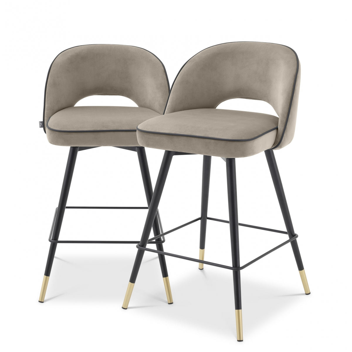 Cliff set of 2 Bar or Counter Stools