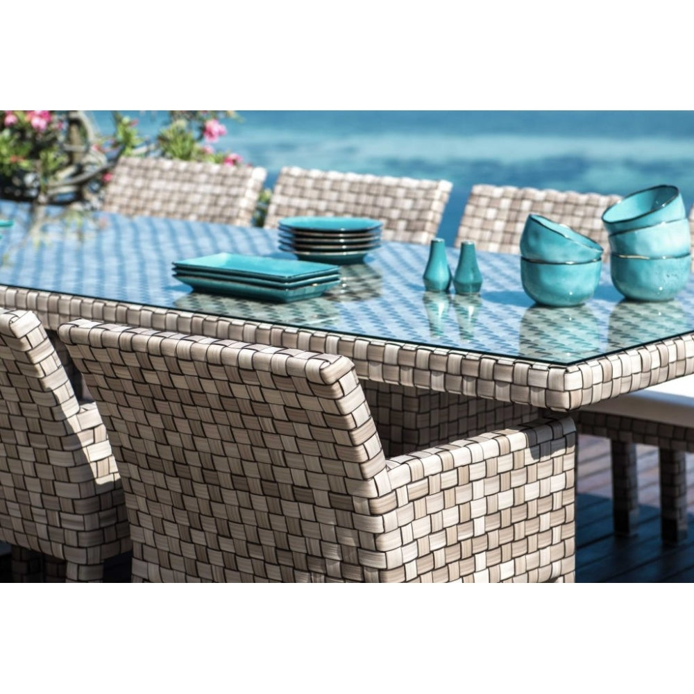 Pacific and Metz 8 Seat Dining Set