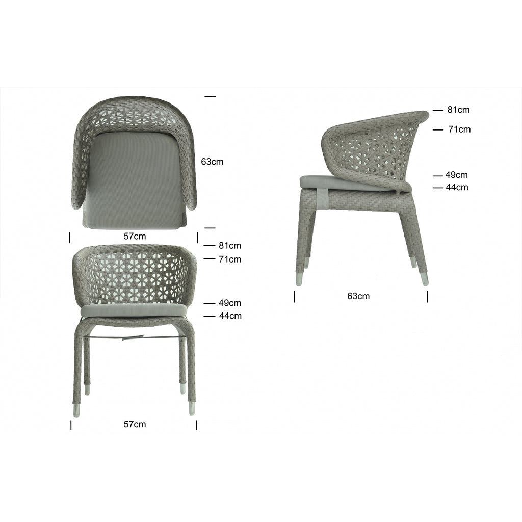 Journey and Alaska 6 Seat Dining Set