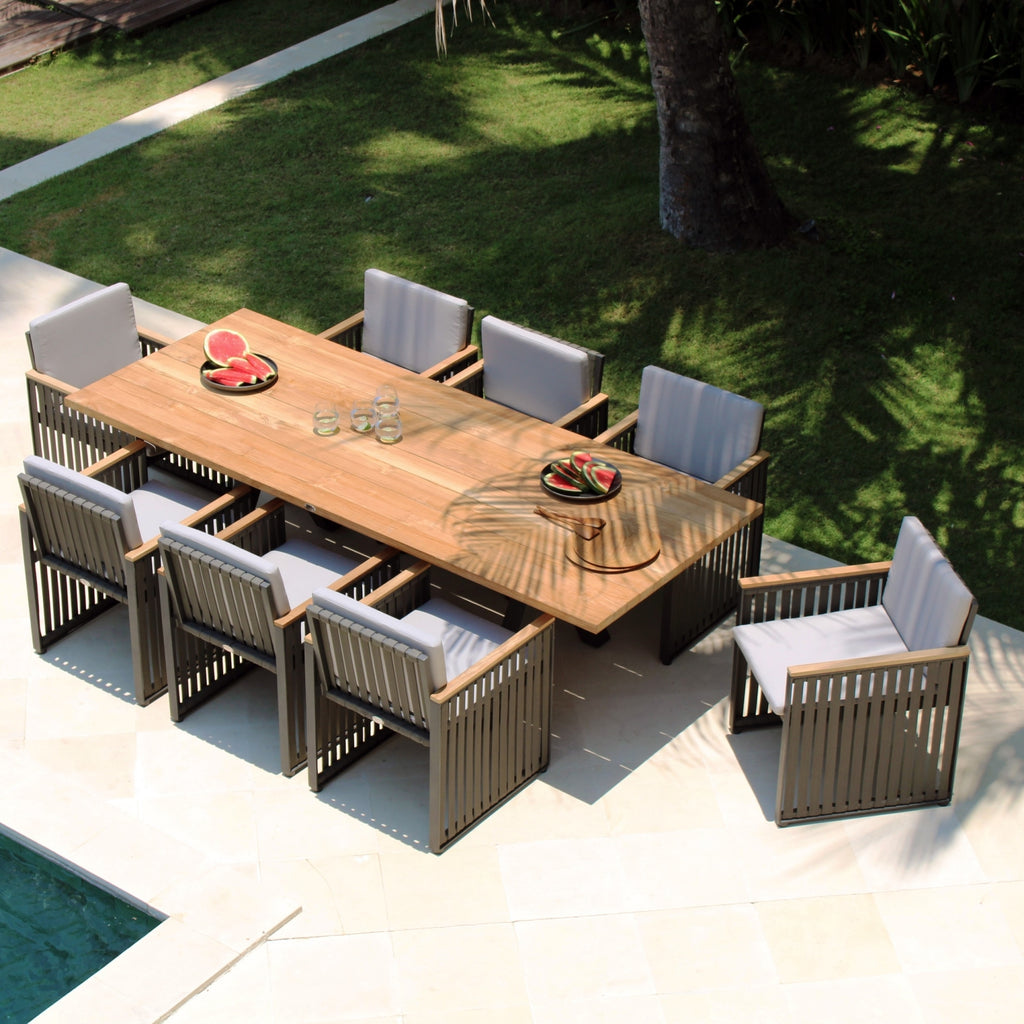 Horizon and Alaska 8 Seat Dining Set