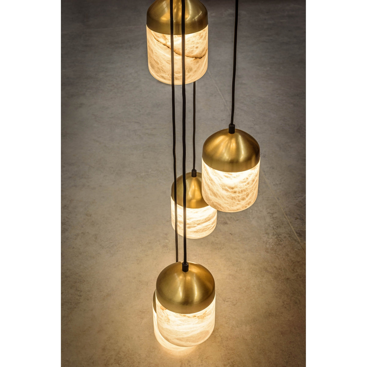 Acorn Alabaster Cluster Light