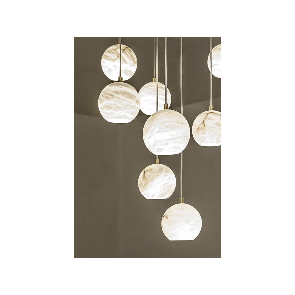 Taranis Alabaster Cluster Light 9
