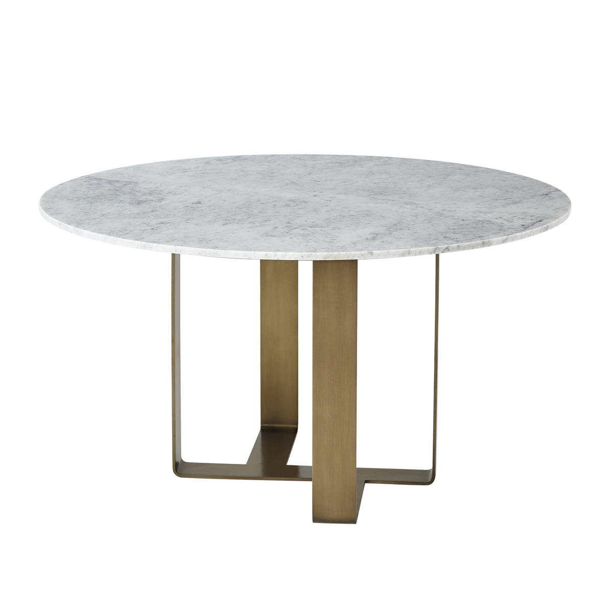 Adley Round Marble Dining Table