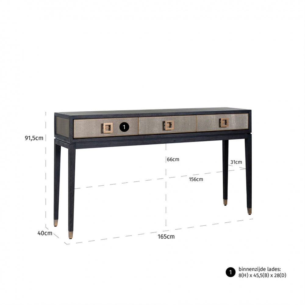 Bloomingville 3 Drawer Console