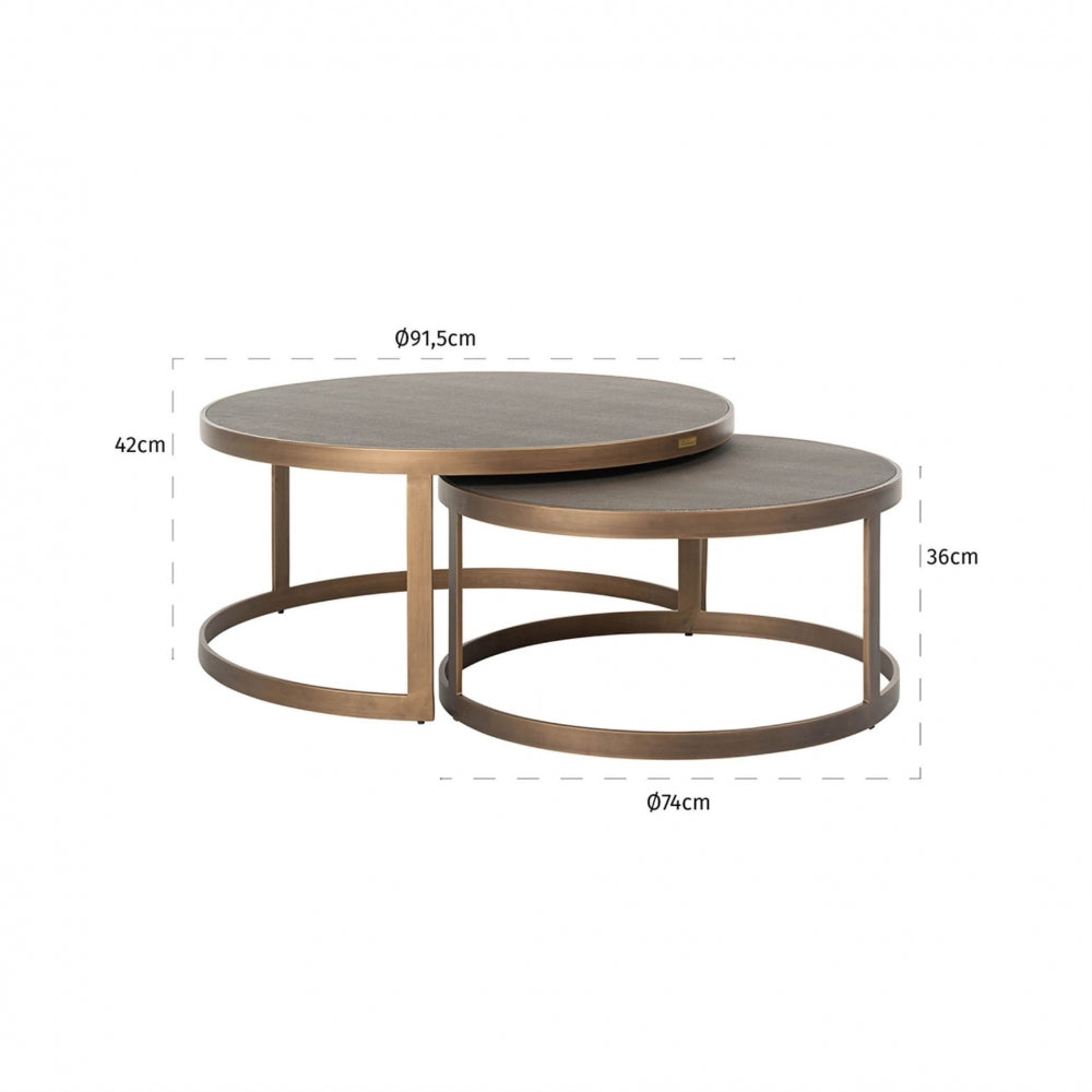 Bloomingville Set Of 2 Coffee Tables