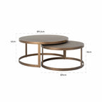 Bloomingville Set Of 2 Coffee Tables