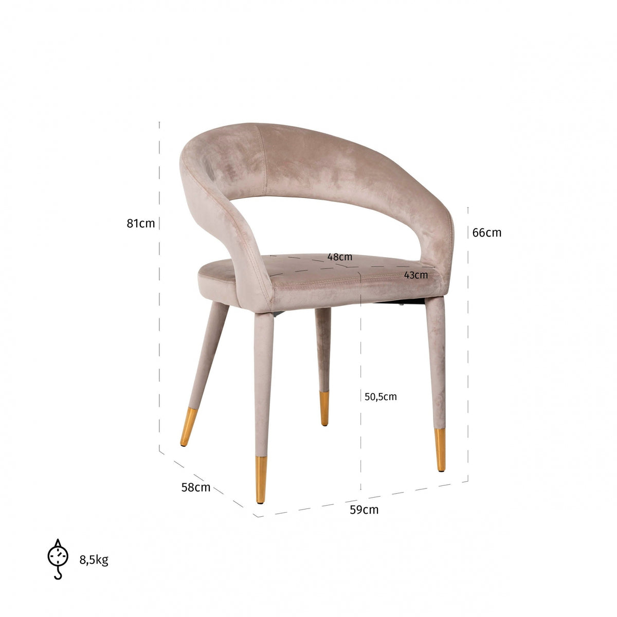 Pair Of Gia Dining Chairs