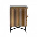 Ironville 2 Drawer Bedside Cabinet