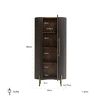 Luxor 1 Door Cabinet
