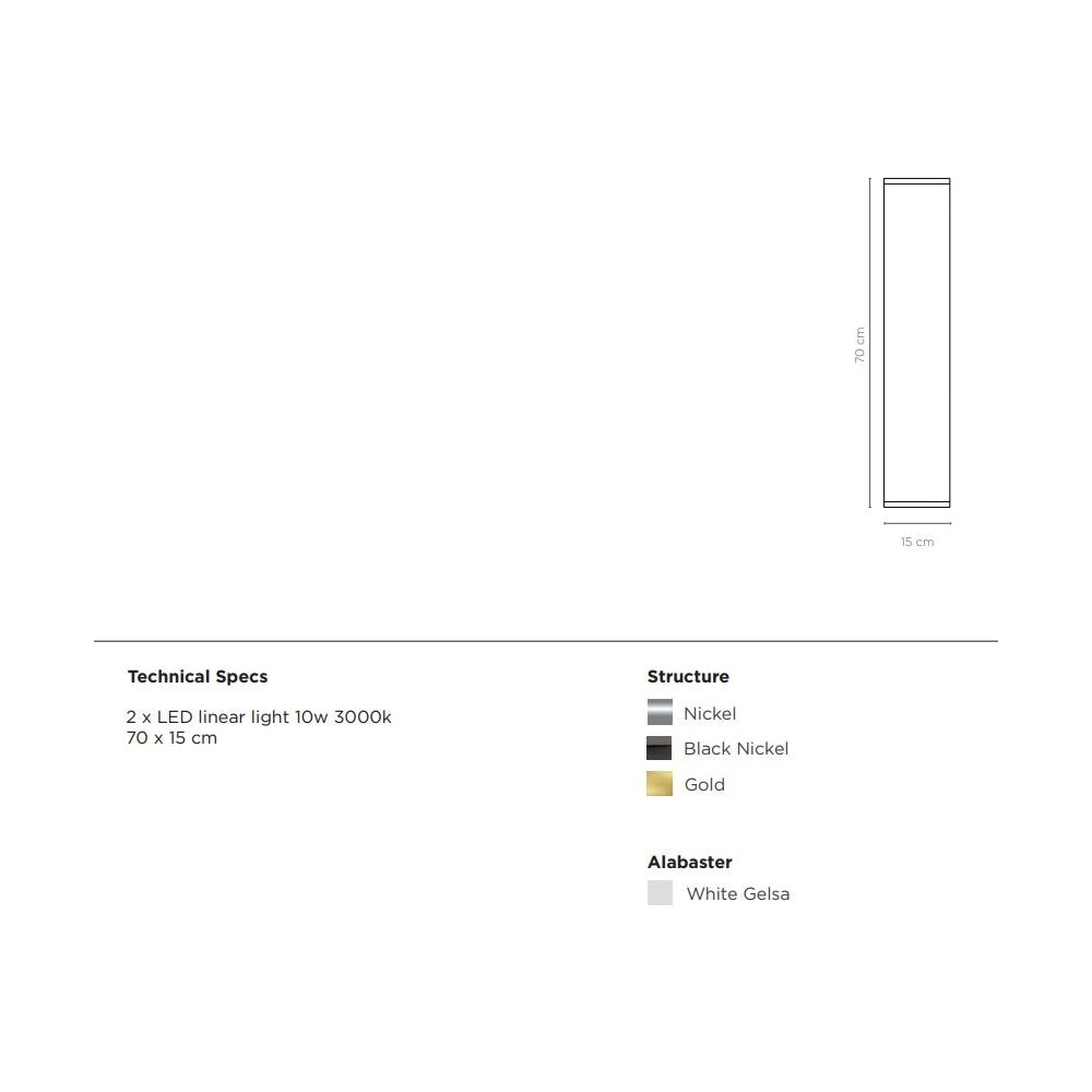 Alabastro Wall Light