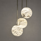 Orion Alabaster Cluster Light 3 Spheres