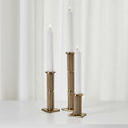 Knurled Taper Candleholders
