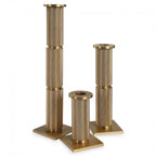Knurled Taper Candleholders