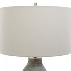 Monacan Grey Textured Table Lamp
