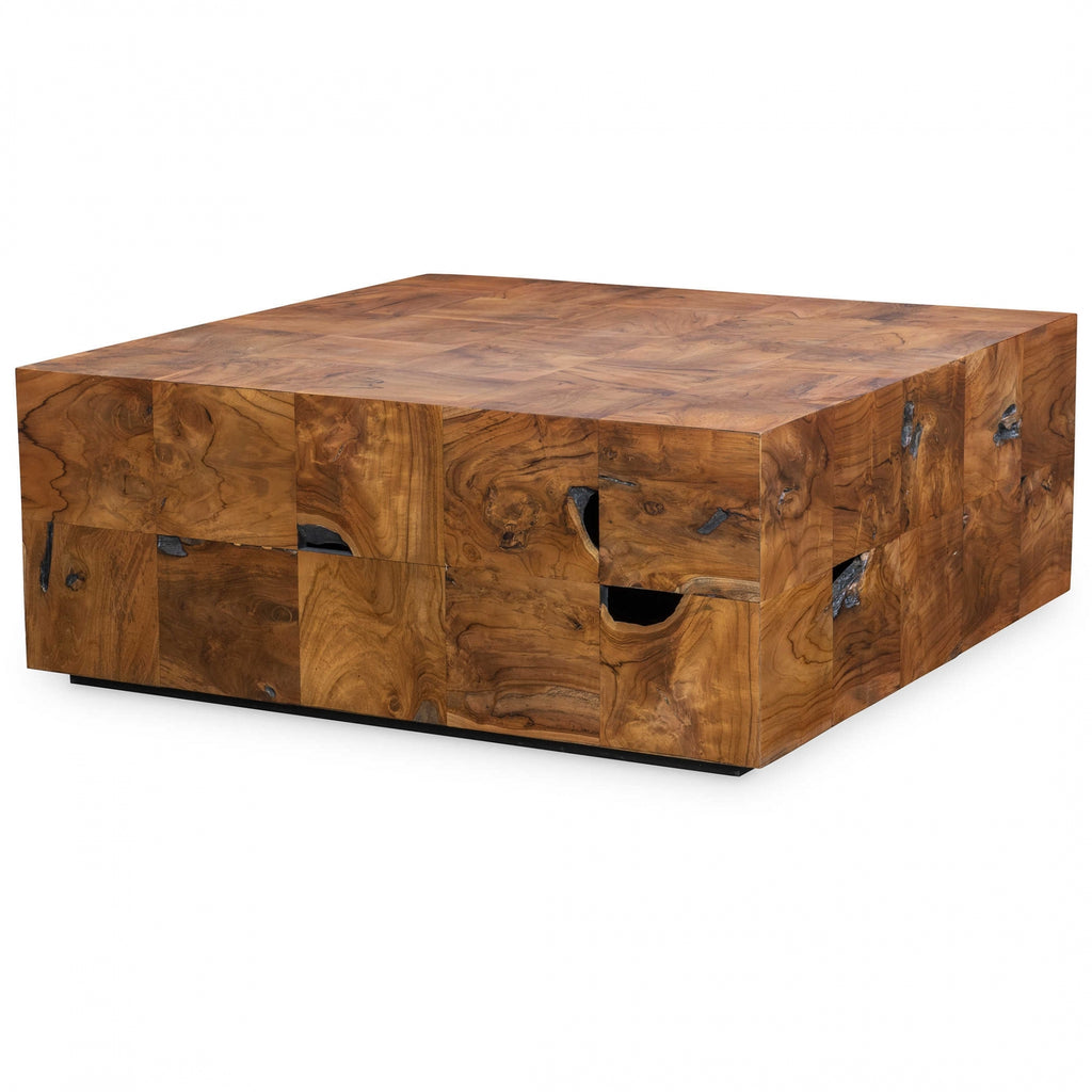 Teak Tac Toe Coffee Table