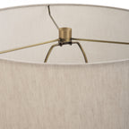 Gravitas Elegant Brass & Stone Lamp