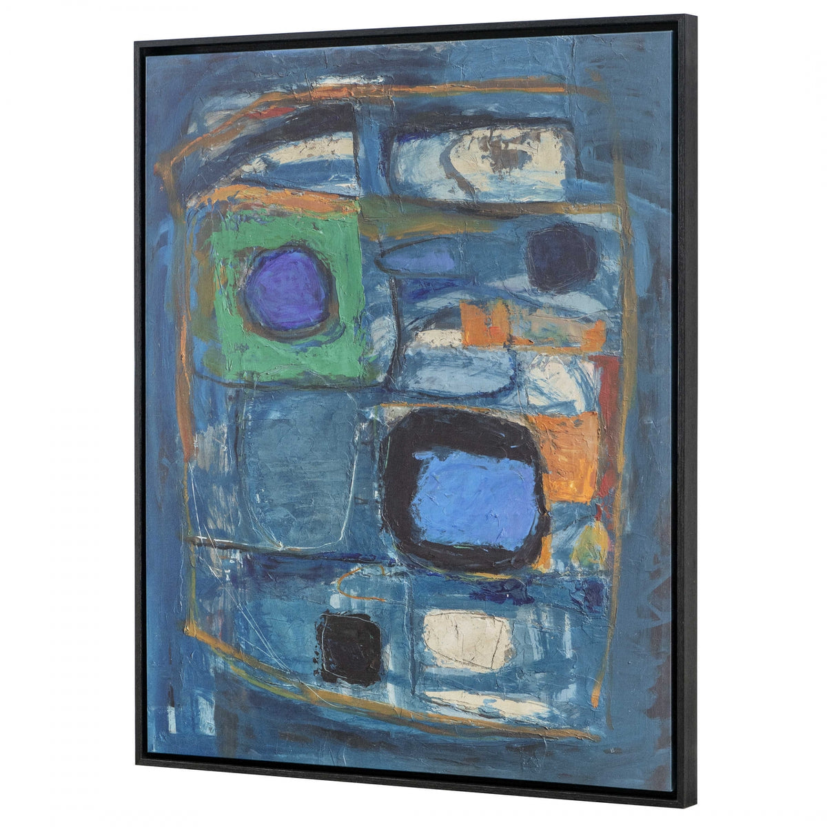Night Life Framed Canvas