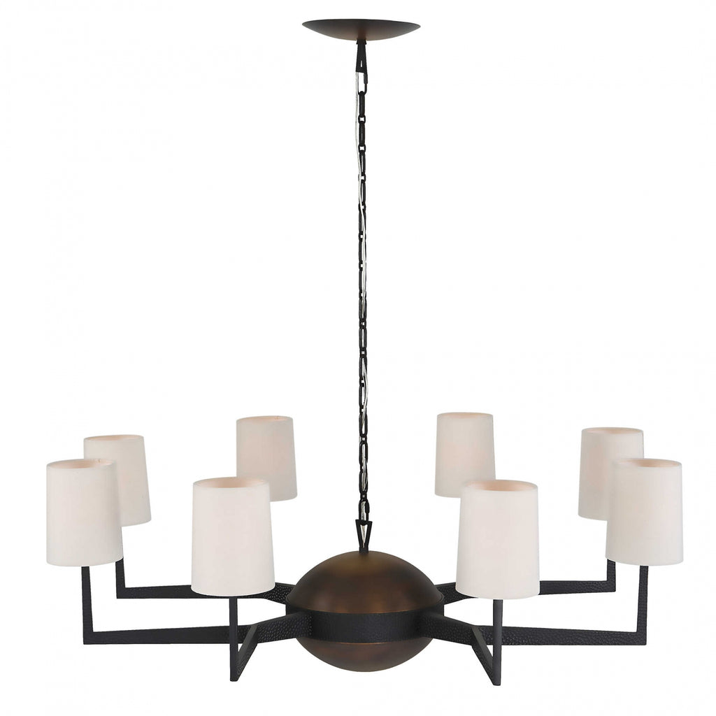 Open Arms 8 Light Chandelier