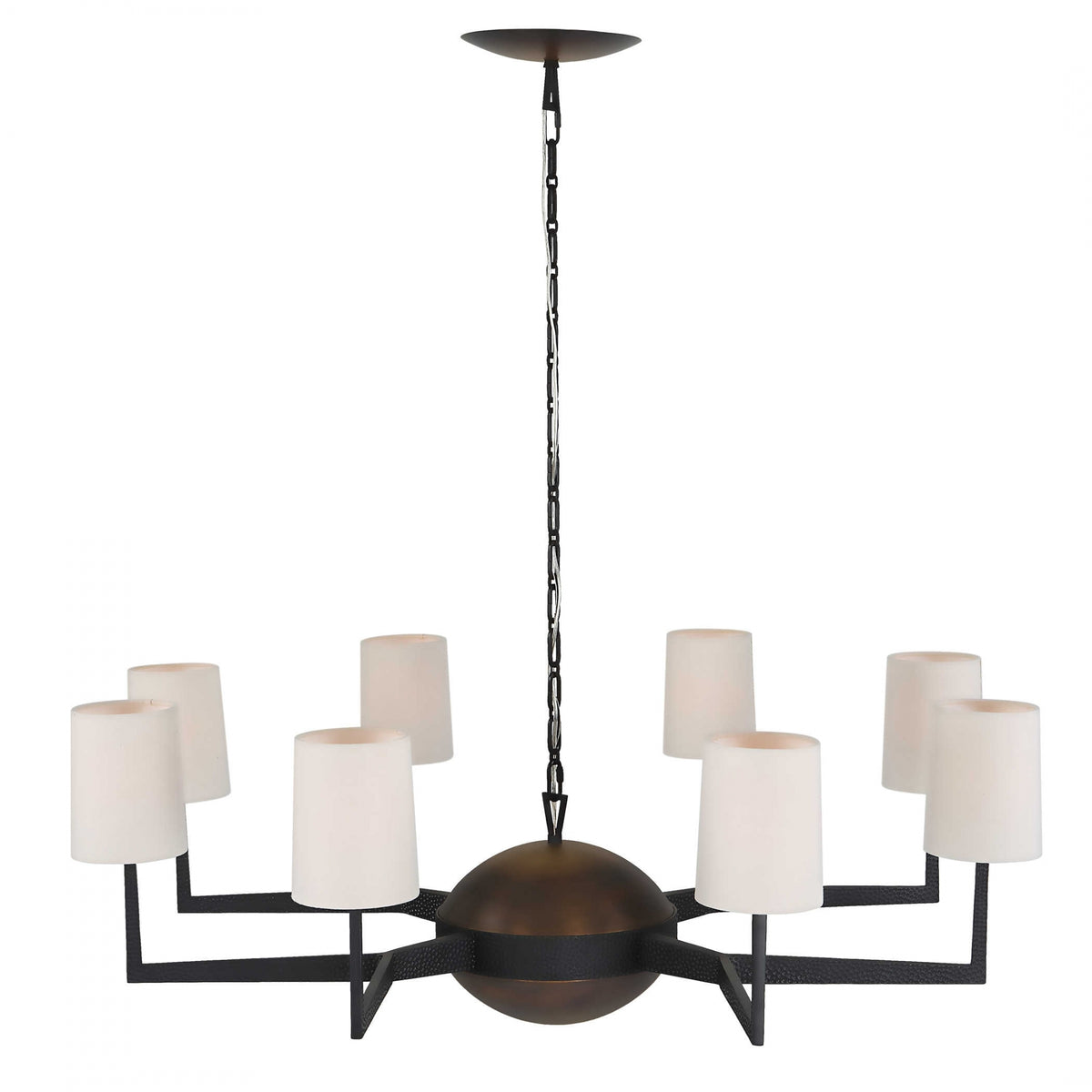 Open Arms 8 Light Chandelier