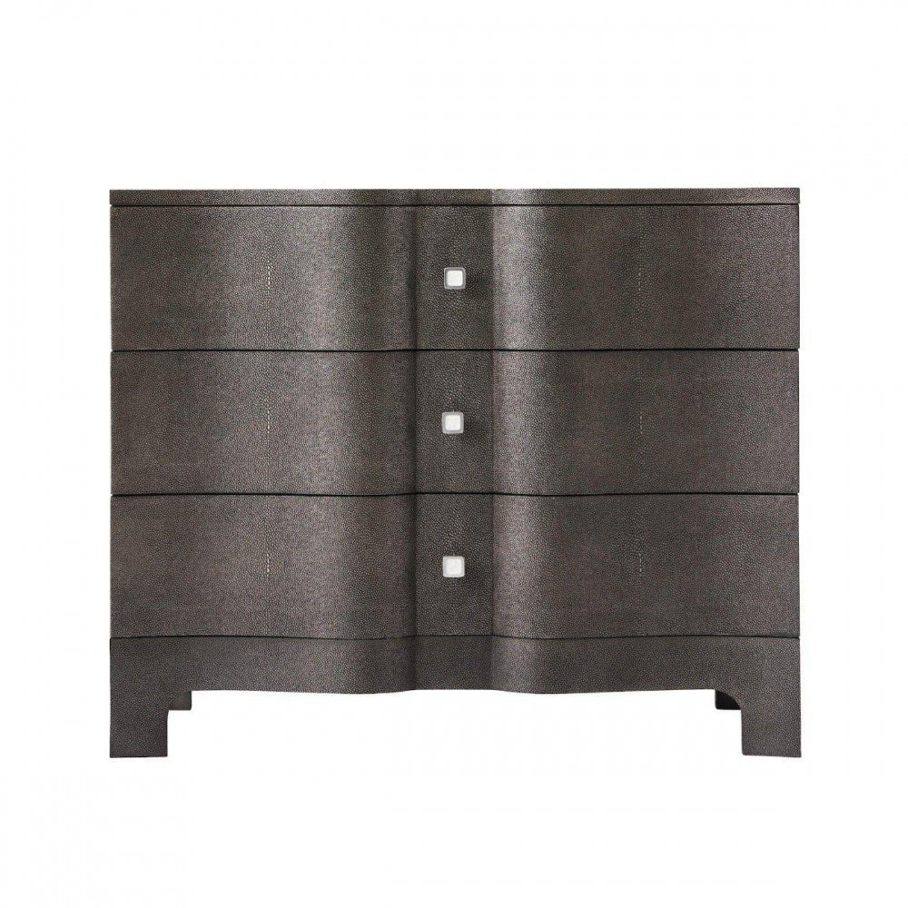 Nolan Serpentine Chest Of Three Drawers
