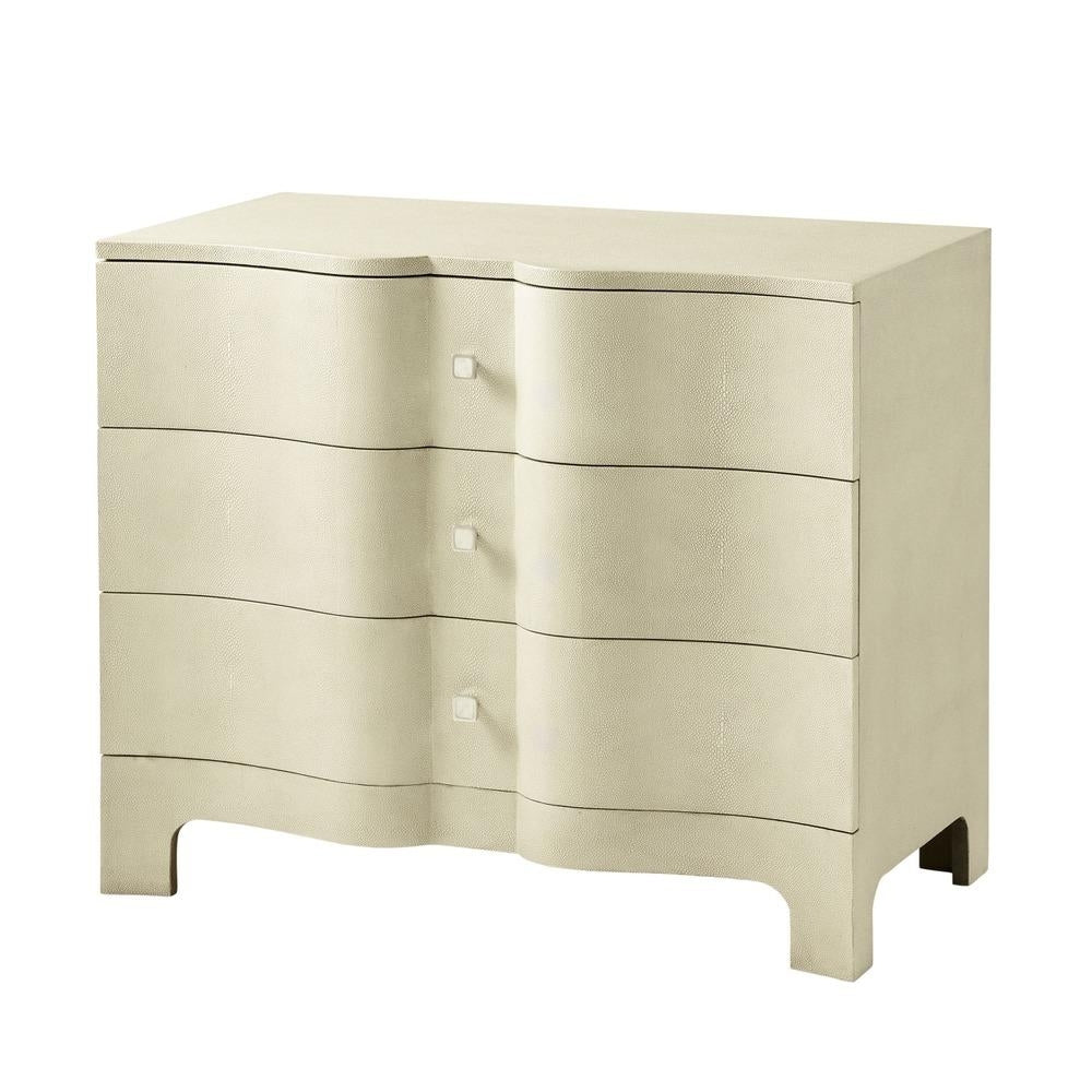 Nolan Serpentine Chest Of Three Drawers