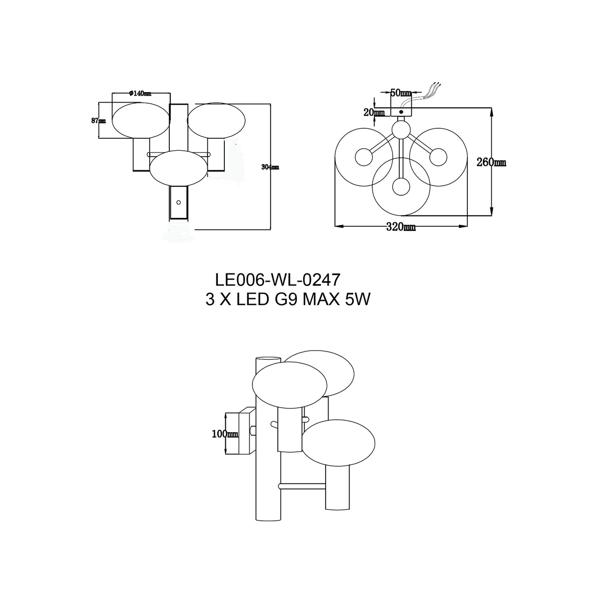 Eliseo Wall Lamp