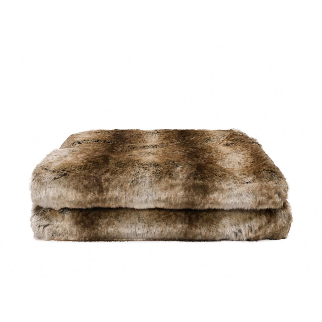 Mink Faux Fur Throw