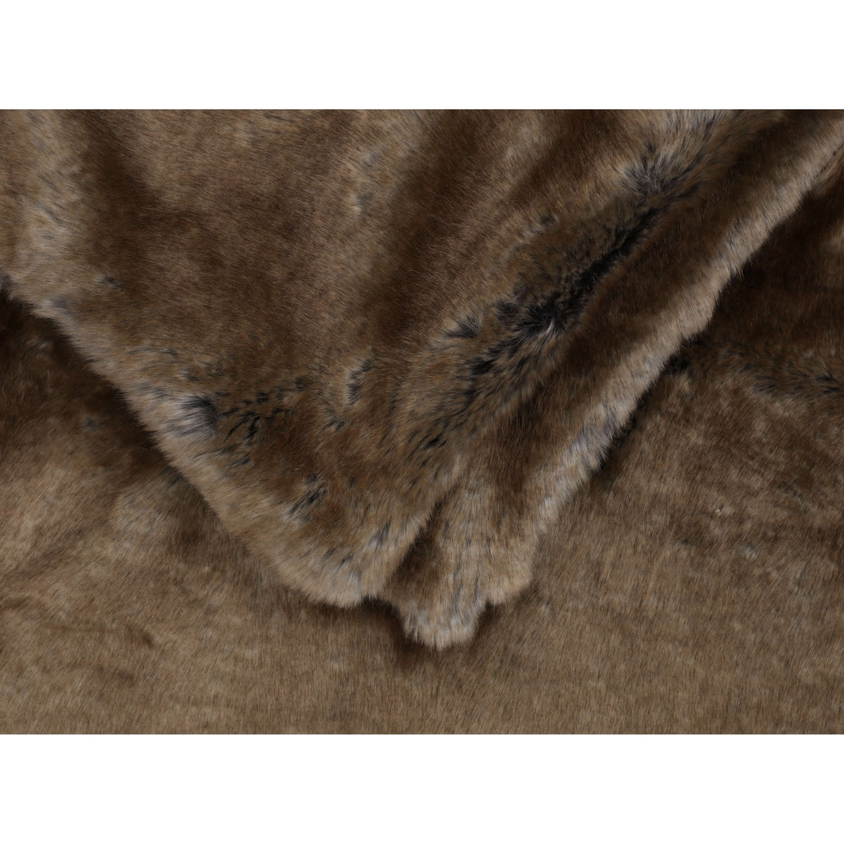 Blue Fox Faux Fur Throw